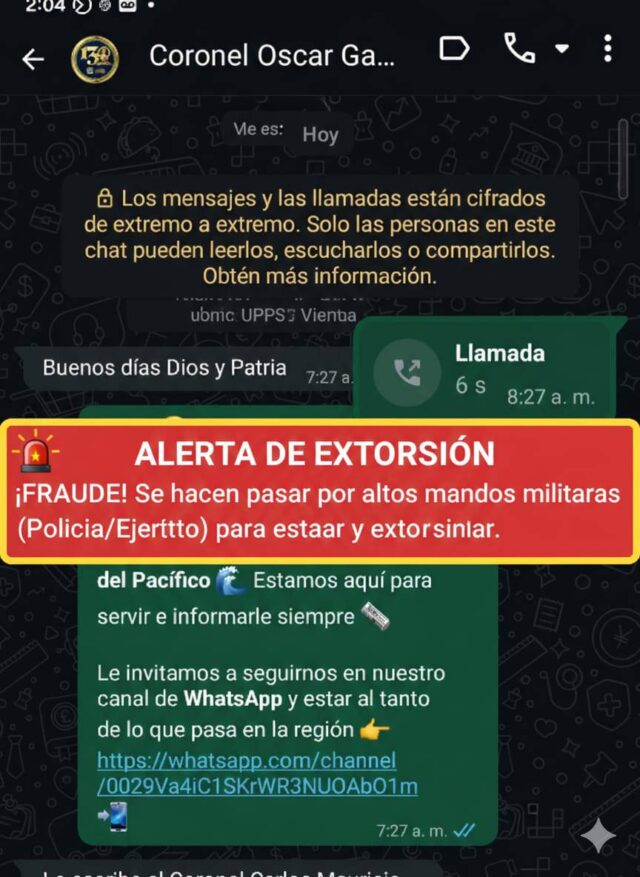 Falsos coroneles andan sueltos estafando a candidatos