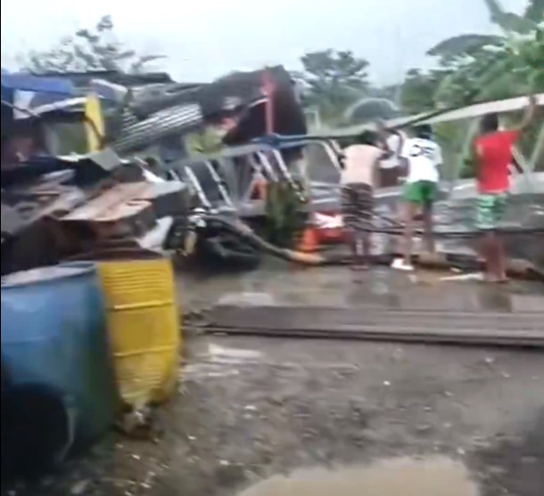 Menor murió tras desplome de grúa en vía a Buenaventura