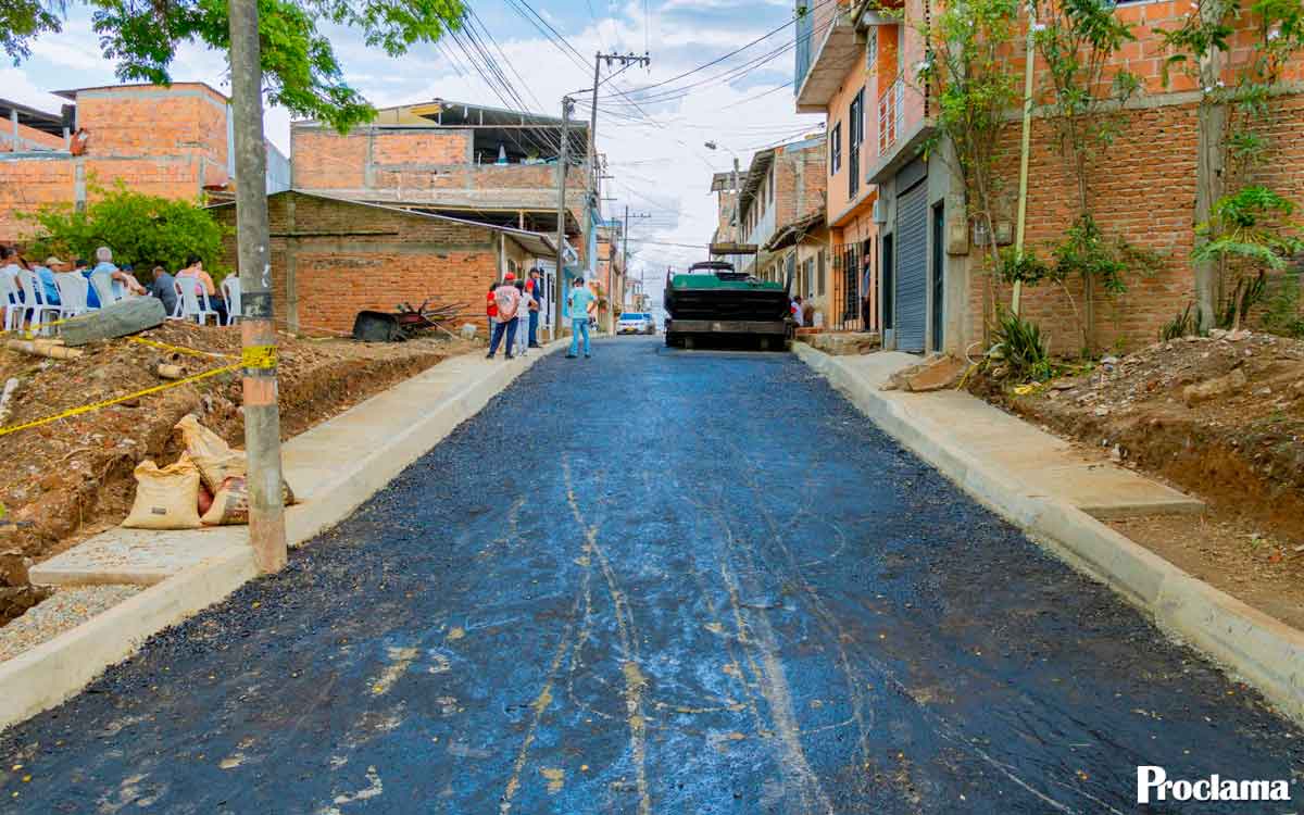 Pavimentación transforma movilidad en Morales Duque Pavimentación transforma movilidad en Morales Duque
