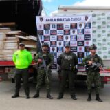 Policía recupera camiones y mercancía valorada en $67 millones