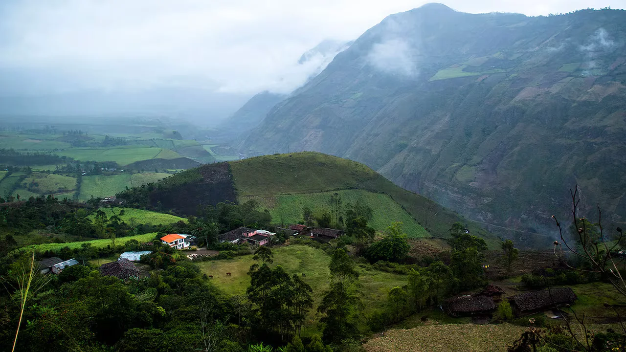 Volcán Galeras, zona donde fue hallado David Nicolás Chamorro