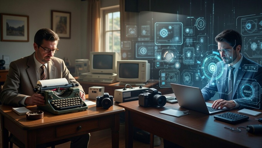 56 años de periodismo, del linotipo al prompt