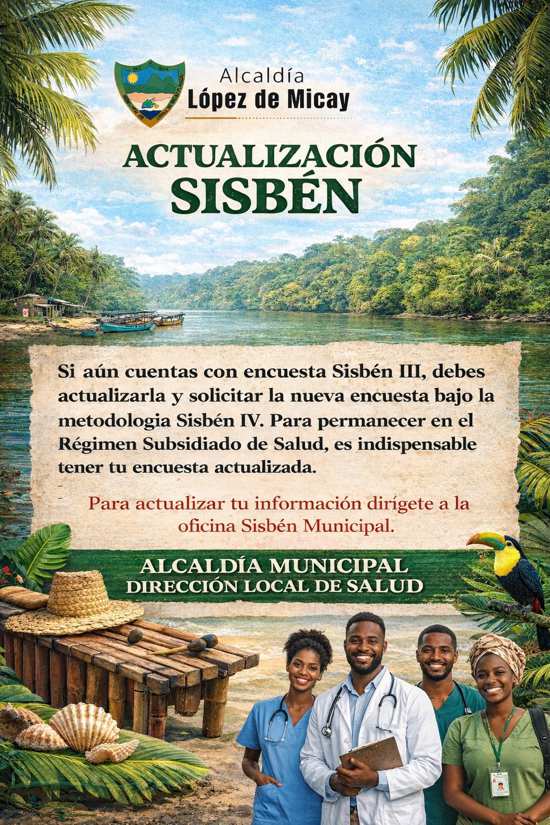 Alcaldía de López de Micay refuerza acceso al Régimen Subsidiado de Salud Alcaldía de López de Micay refuerza acceso al Régimen Subsidiado de Salud