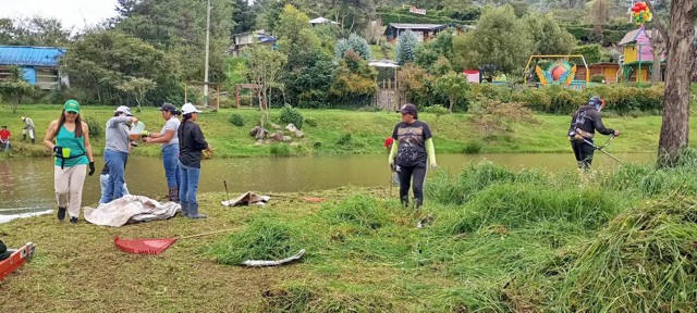 Alcaldía de Silvia protege el humedal de Chimán Alcaldía de Silvia protege el humedal de Chimán