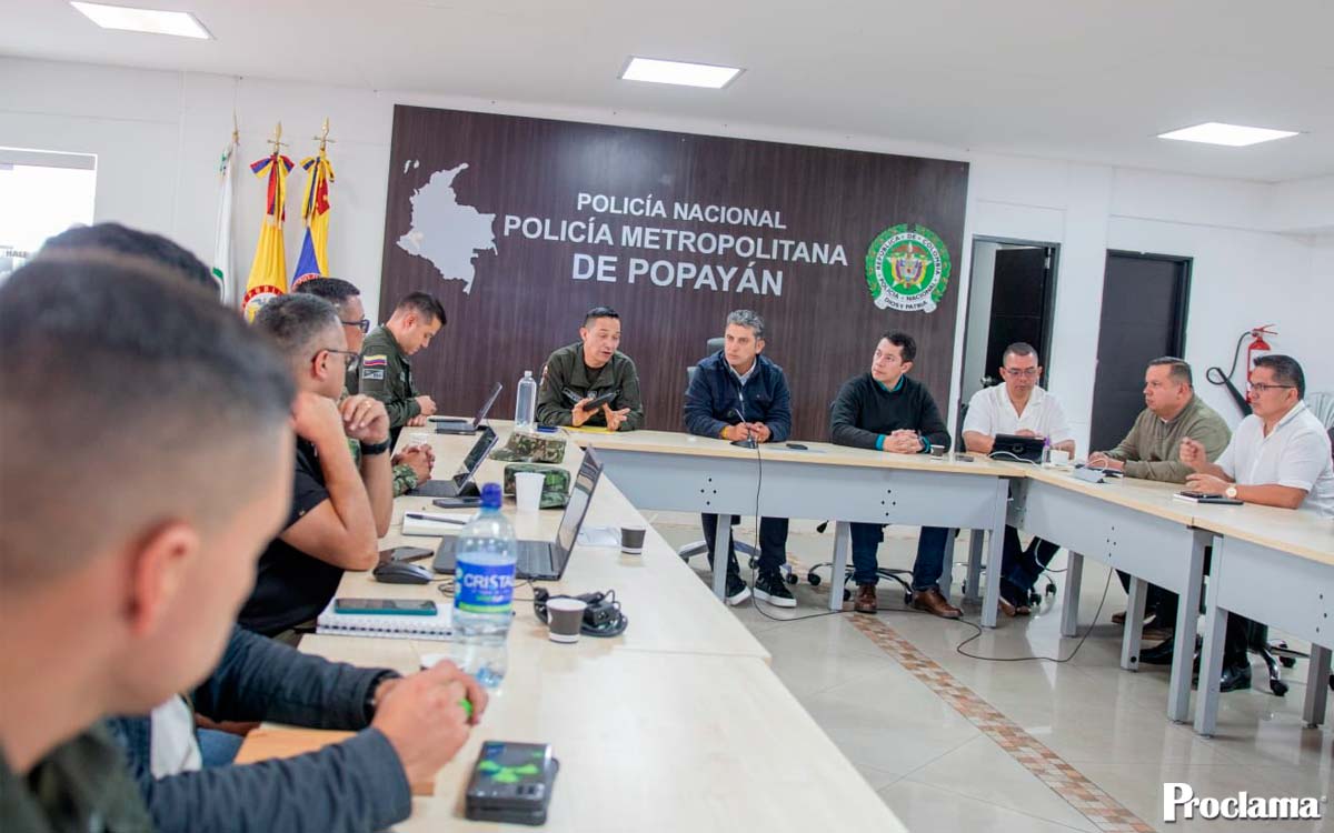 Alcaldía y Fuerza Pública refuerzan seguridad en Popayán Alcaldía y Fuerza Pública refuerzan seguridad en Popayán