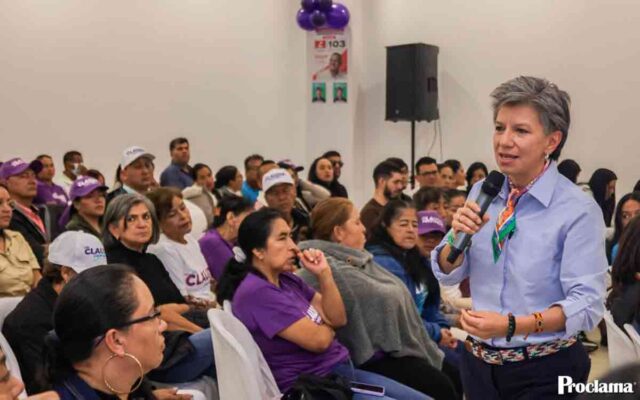"El cambio se decide con el voto" Claudia López en Popayán