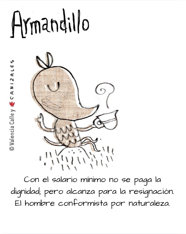 caricatura salario minimo