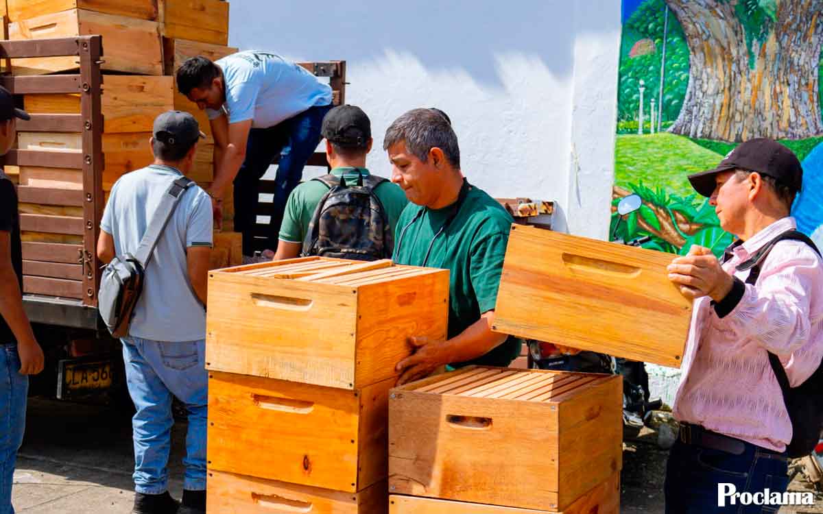 Apicultores de Quilichao reciben material para producción Apicultores de Quilichao reciben material para producción