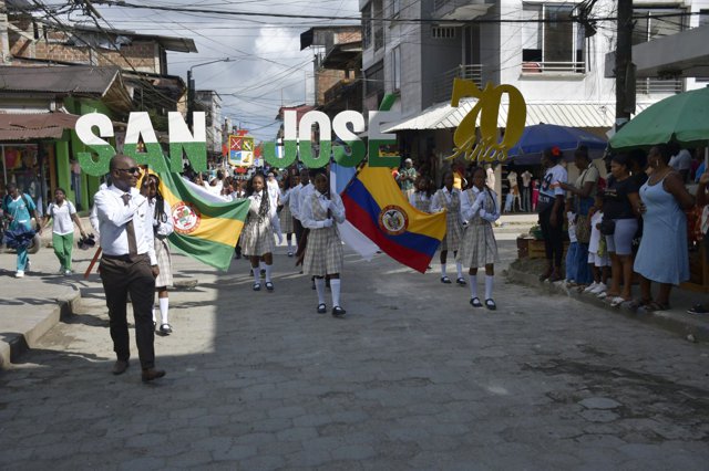 Guapi conmemora los 70 años del Colegio San José