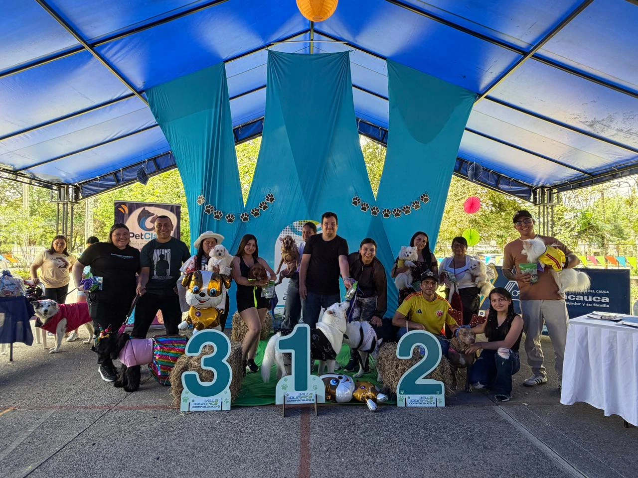 Mascotas y familias se dieron cita en el Festival Canino Comfacauca 2026