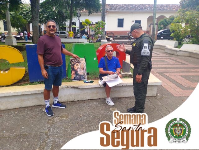 Policía acompaña inicio de Semana Santa 2026