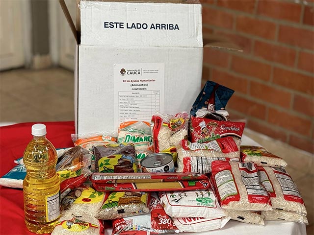 Puerto Tejada entrega kits alimentarios a población con discapacidad. Puerto Tejada entrega kits alimentarios a población con discapacidad.