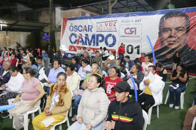 Timbío y Morales cierran campaña de Óscar Campo CR 101 con masivo respaldo Timbío y Morales cierran campaña de Óscar Campo CR 101 con masivo respaldo