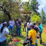 mantenimiento vial rural en Zona 6 durante recorrido en La Palomera