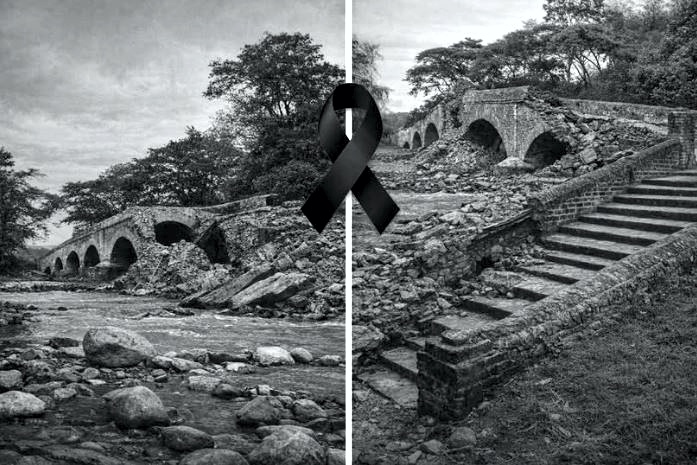 Colapso del Puente de los Esclavos intensifica agonía del patrimonio histórico caucano