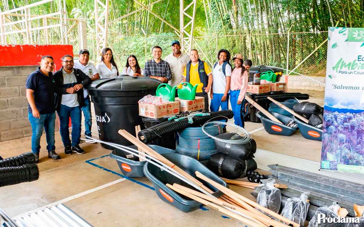 El Tambo refuerza educación ambiental con la CRC