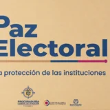 Afiche oficial Paz Electoral con logos de Procuraduría, Contraloría y Registraduría