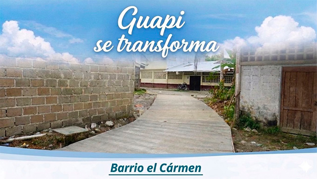Guapi reporta avances en obras de pavimentación y acueducto