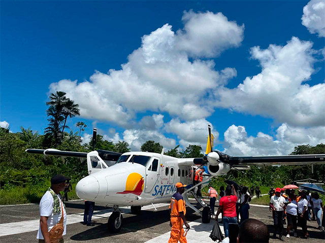 López de Micay avanza en conectividad aérea con Satena López de Micay avanza en conectividad aérea con Satena