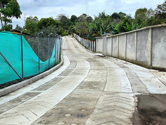 Placa huella en Timbío mejora movilidad rural Placa huella en Timbío mejora movilidad rural