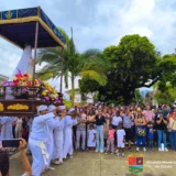 Procesiones y actos religiosos durante el Domingo de Resurrección en Caloto con participación de la comunidad y visitantes