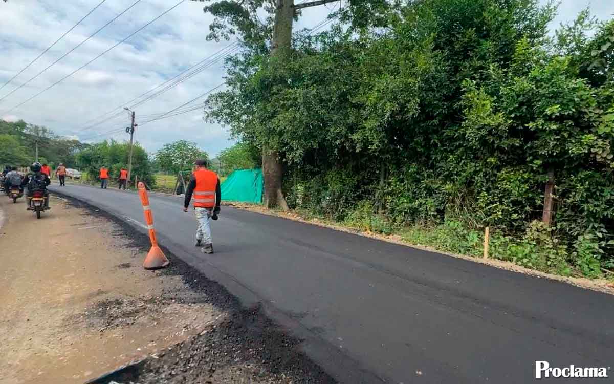 Entrada de Suárez, Cauca entra en fase de pavimentación