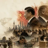 Escena editorial sobre elecciones, geopolítica y tensión internacional contemporánea