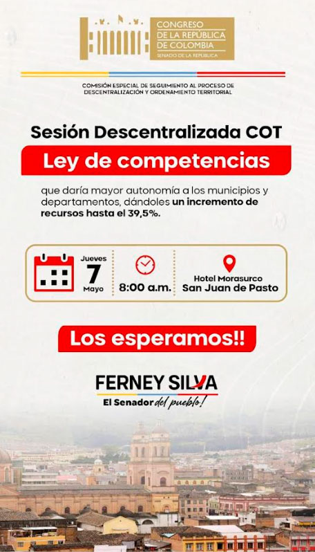Pasto será epicentro del debate clave sobre autonomía territorial en Colombia Pasto será epicentro del debate clave sobre autonomía territorial en Colombia