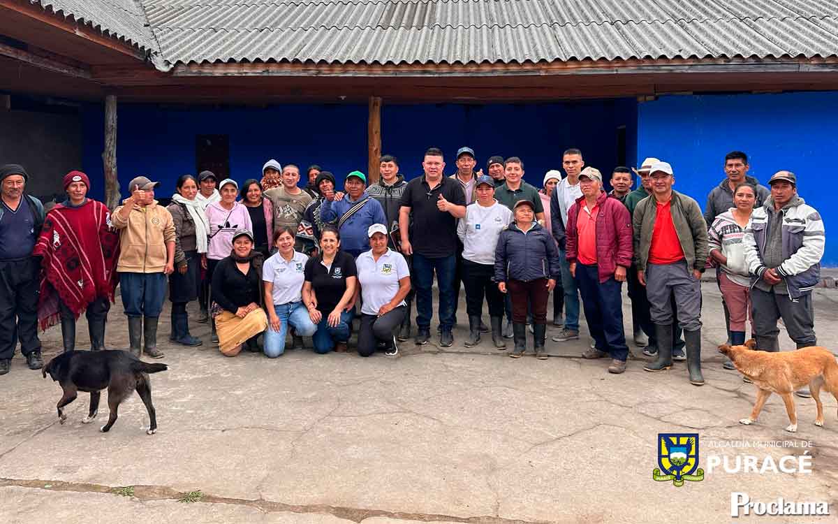 Acueducto llevará agua a Cristales en Puracé