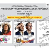 Conozca la tarjeta electoral de la segunda vuelta presidencial del próximo 21 de junio