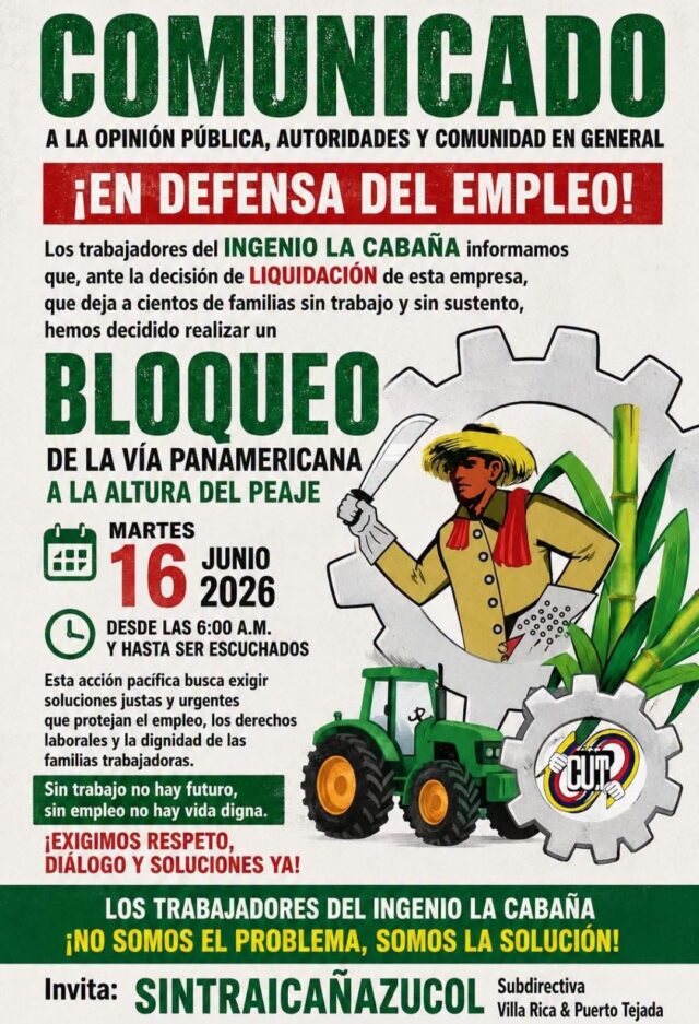 La quiebra del Ingenio La Cabaña sacude al norte del Cauca La quiebra que paralizó el norte del Cauca