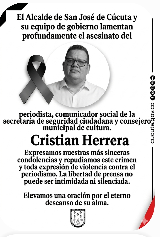 Mensaje de Alcaldía San Jose - Cristian Herrera 