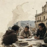 Reunión ciudadana sobre segunda vuelta electoral en Colombia