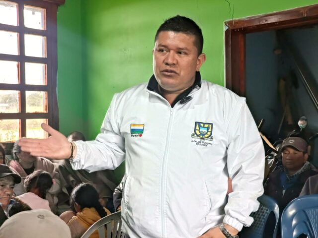 Alcalde Jorge Armando Andrade Molano impulsa proyecto de acueducto superior a $2.000 millones que beneficiará a más de 300 familias en Puracé