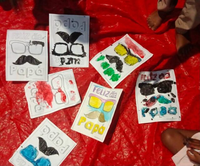 Niños de Villa Rica dedicaron cartas a sus padres