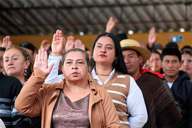 Silvia estrena nuevos líderes comunales