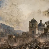 Edificios destruidos en Venezuela tras un terremoto