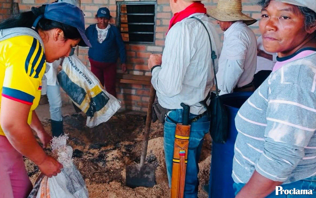 Cajibío fortalece huertas comunitarias con familias campesinas