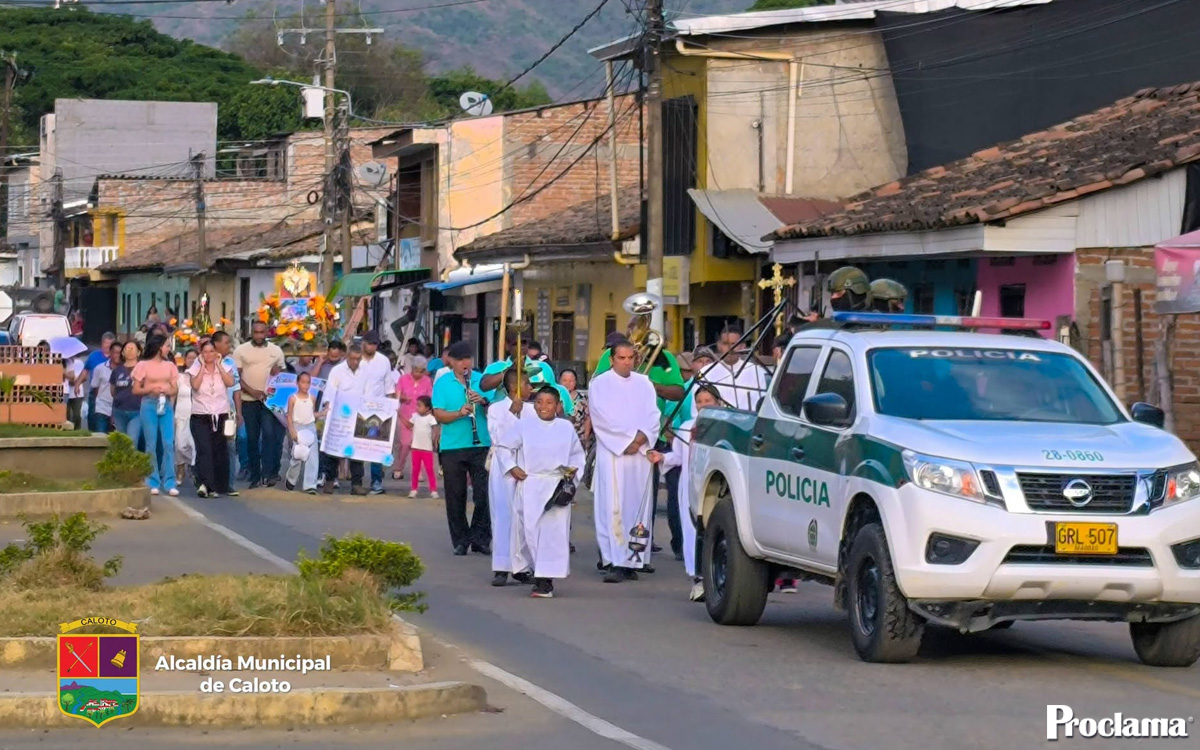 Caloto acompaña las fiestas de la Niña María