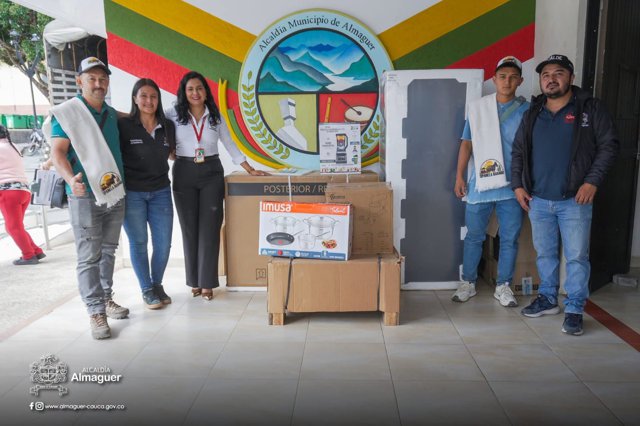 Prestadores turísticos reciben insumos en Almaguer Prestadores turísticos reciben insumos en Almaguer