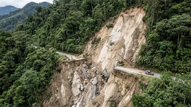 San José del Palmar tras el terremoto de magnitud 7,4