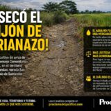 ¡Se secó el zanjón Marianazo!