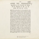 Aviso del Terremoto de 1785, antecedente del periodismo en Colombia