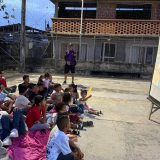 Caloto llevó cine comunitario hasta el barrio La Palma
