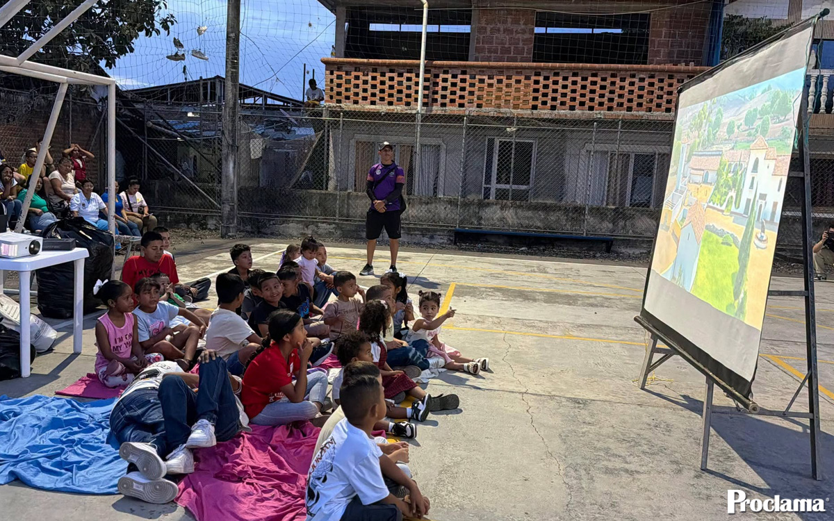 Caloto llevó cine comunitario hasta el barrio La Palma
