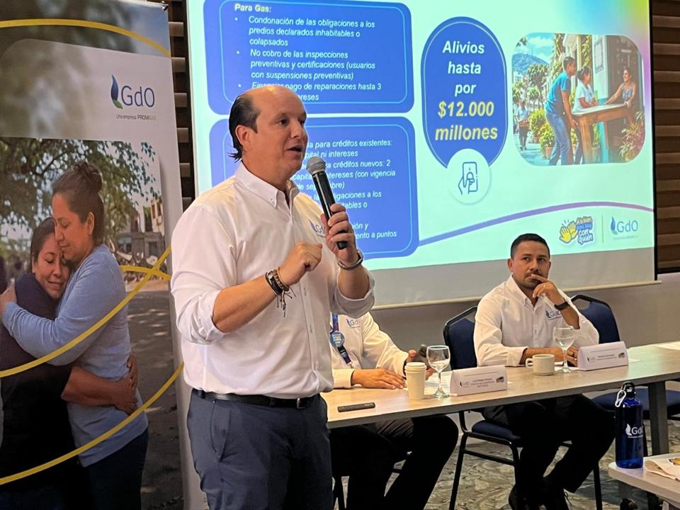 Gases de Occidente reporta alivios por $12.000 millones