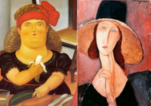 Odio a Botero vs Amo a Modigliani