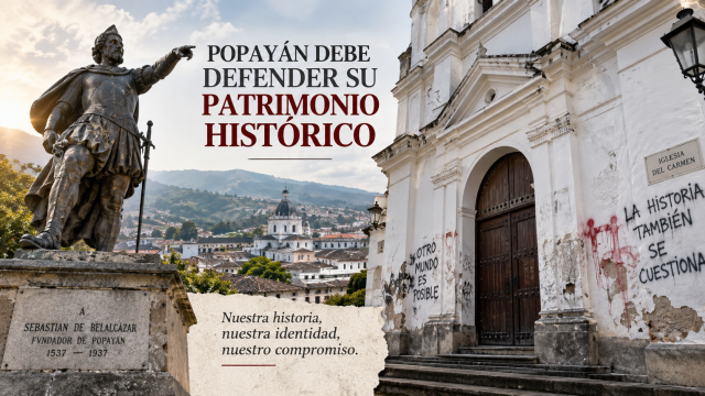 POPAYÁN DEBE DEFENDER SU PATRIMONIO HISTÓRICO