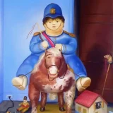 Rememoro un poema en homenaje a Botero y su Pedrito