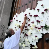 Homenaje a víctimas del atentado en la vía Panamericana